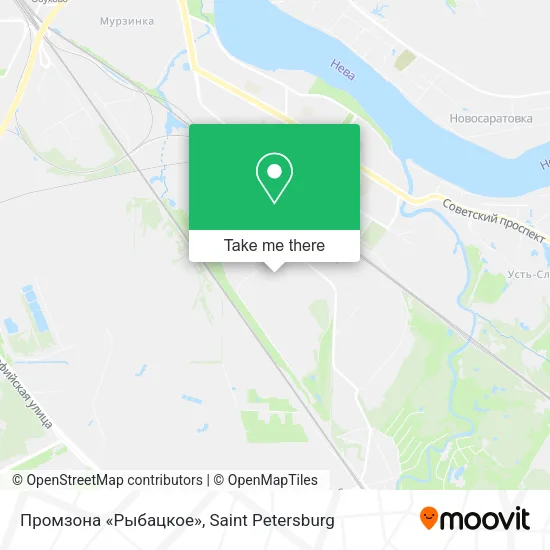 Промзона «Рыбацкое» map
