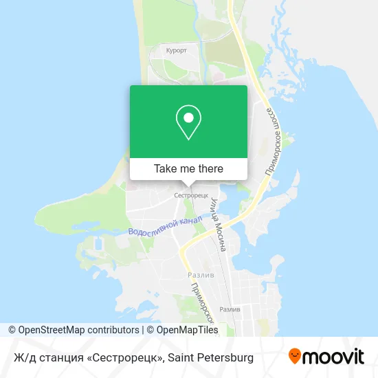 Ж/д станция «Сестрорецк» map