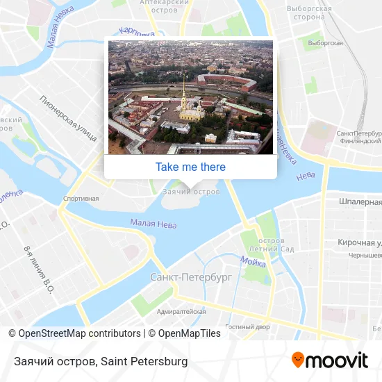 Заячий oстров map