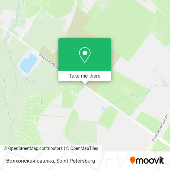 Волхонская свалка map