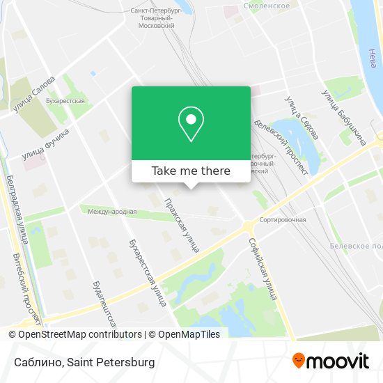 Саблино map