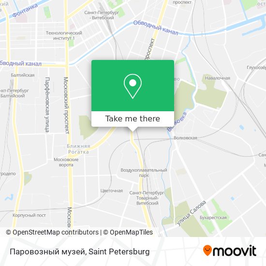 Паровозный музей map