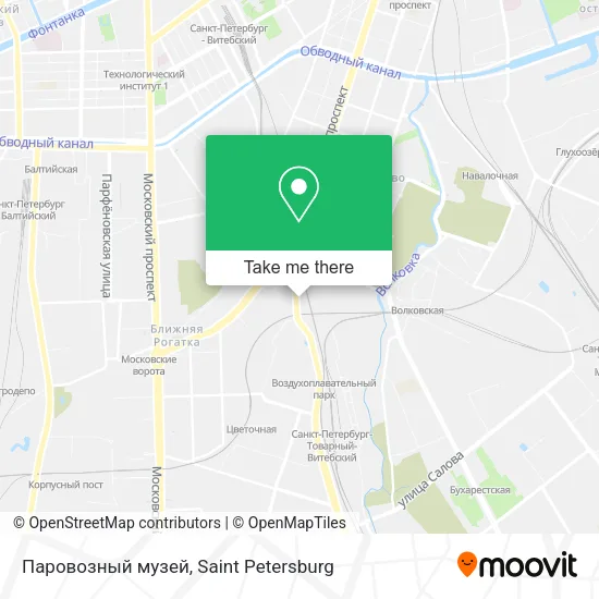 Паровозный музей map