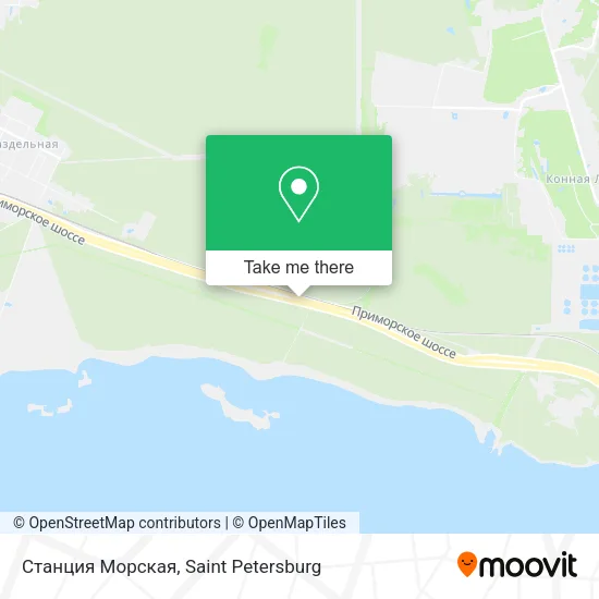 Станция Морская map