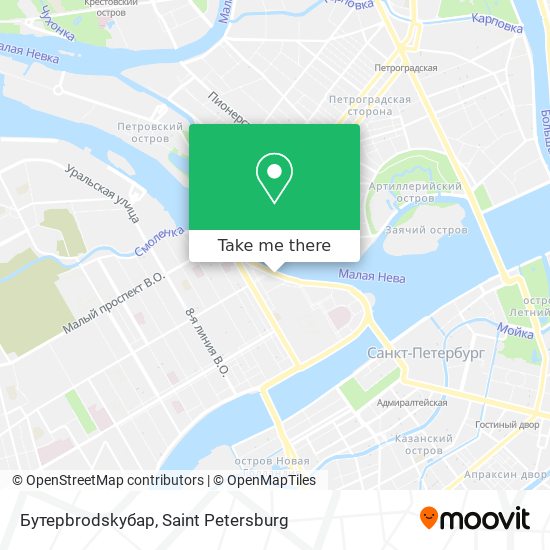 Бутерbrodskyбар map