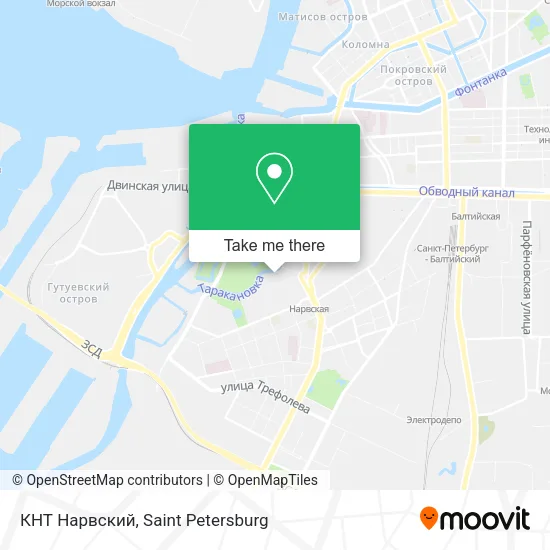 КНТ Нарвский map