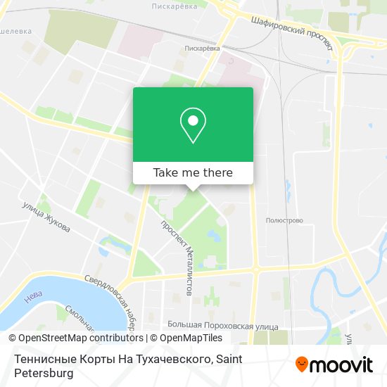 Теннисные Корты На Тухачевского map