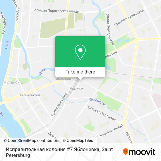 Исправительная колония #7  Яблоневка map