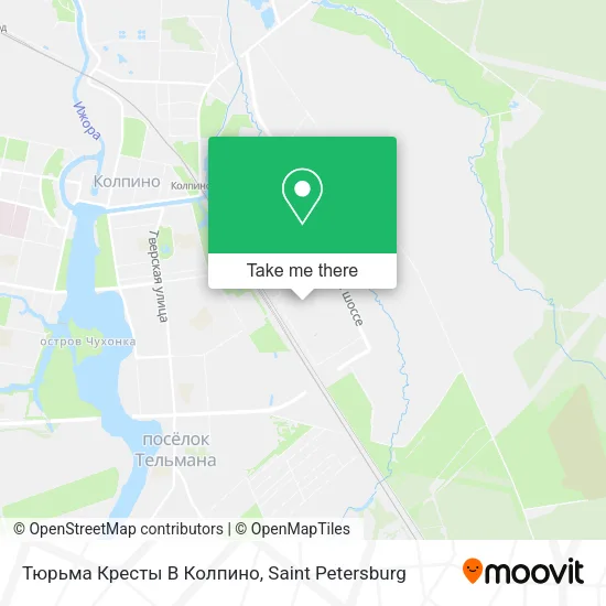 Тюрьма Кресты В Колпино map