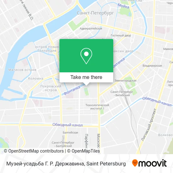 Музей-усадьба Г. Р. Державина map