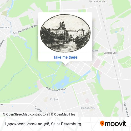 Царскосельский лицей map