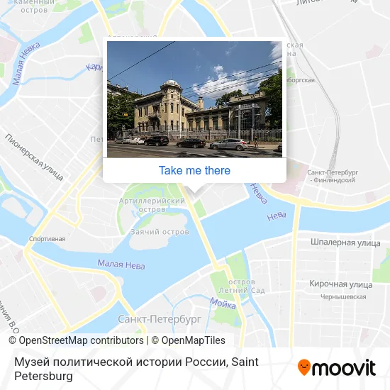 Музей политической истории России map