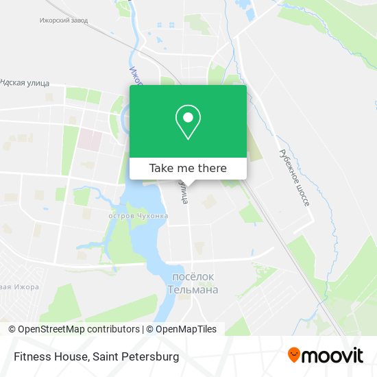 Fitness House map
