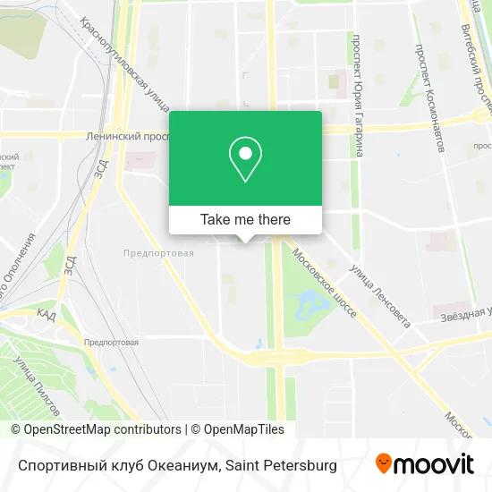Спортивный клуб  Океаниум map