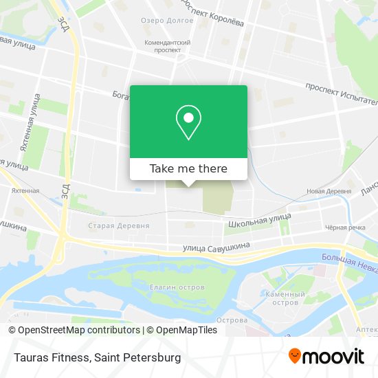 Tauras Fitness map