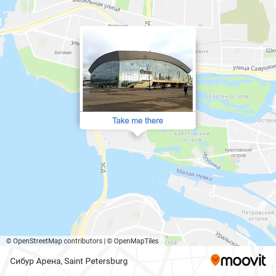 Сибур Арена map