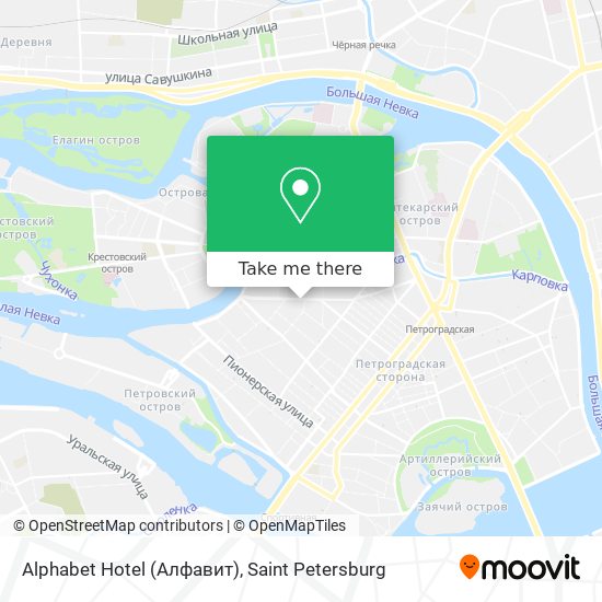 Alphabet Hotel (Алфавит) map