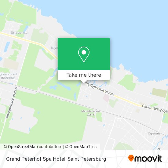 Grand Peterhof Spa Hotel map