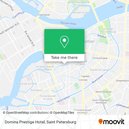 Domina Prestige Hotel map