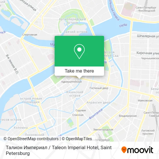 Талион Империал / Taleon Imperial Hotel map