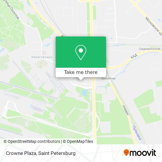 Crowne Plaza map