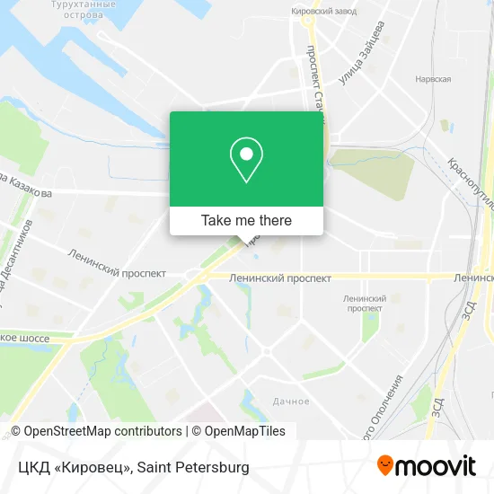 ЦКД «Кировец» map