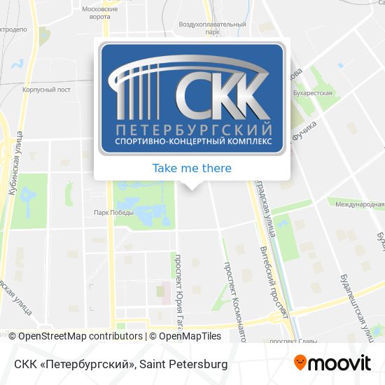 СКК «Петербургский» map