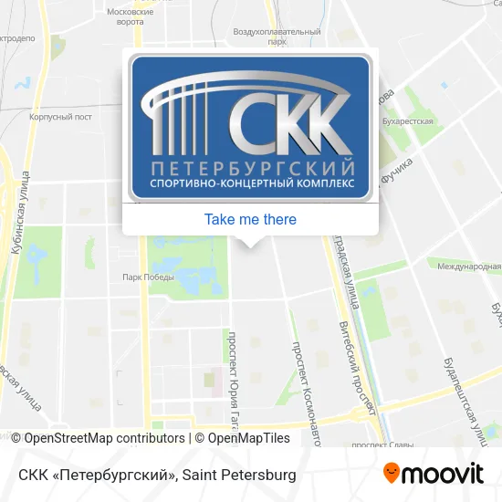 СКК «Петербургский» map