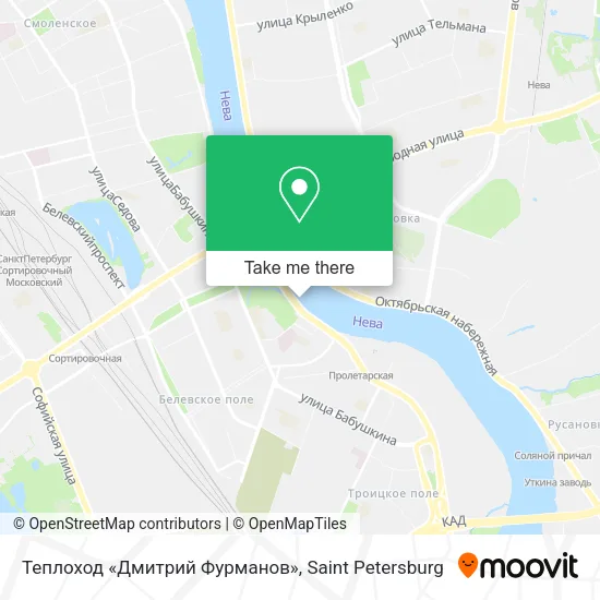 Теплоход «Дмитрий Фурманов» map
