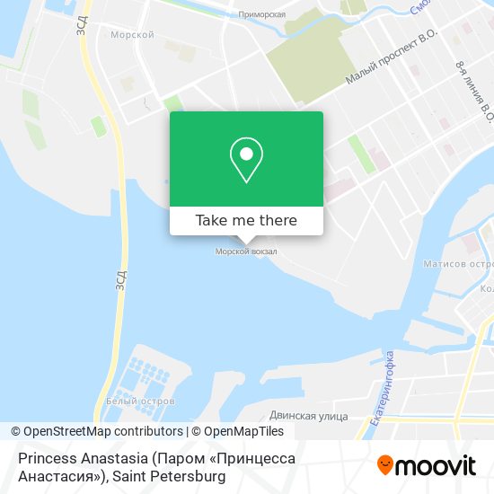 Princess Anastasia (Паром «Принцесса Анастасия») map