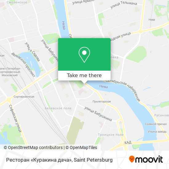 Ресторан «Куракина дача» map