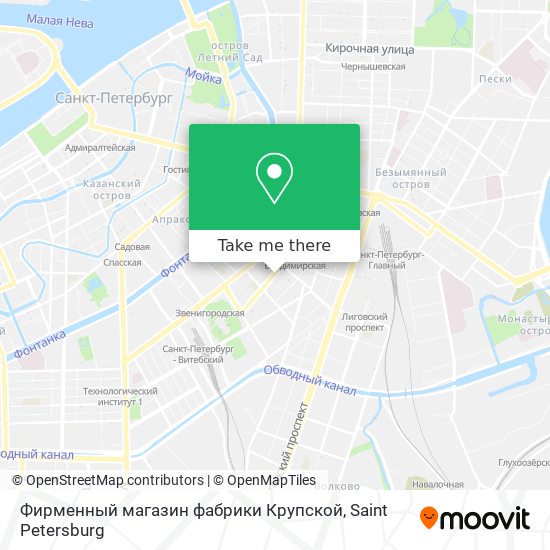 Фирменный магазин фабрики Крупской map