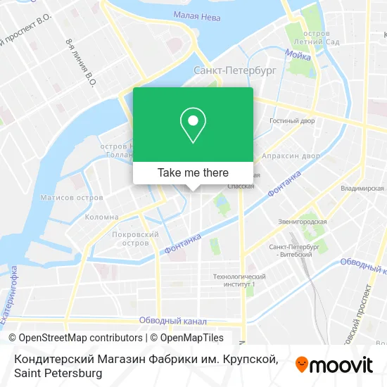 Кондитерский Магазин Фабрики им. Крупской map
