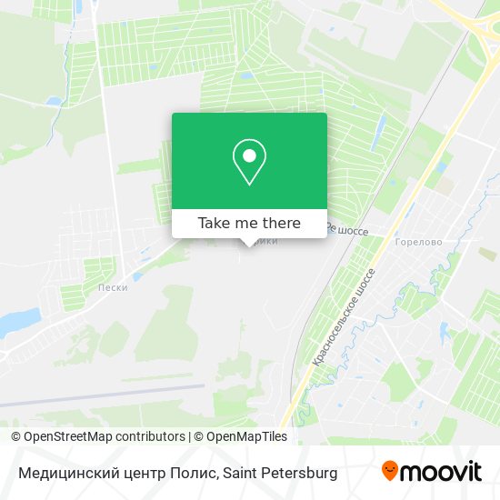 Медицинский центр Полис map