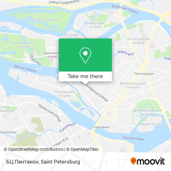 БЦ  Пентакон map