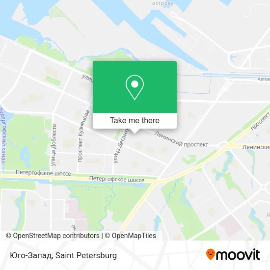 Юго-Запад map