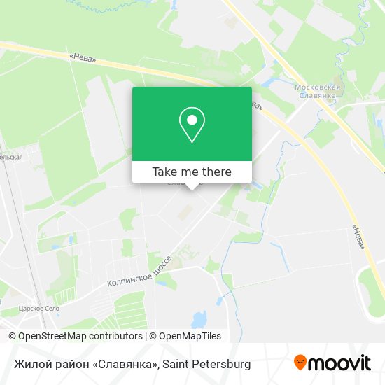 Жилой район «Славянка» map