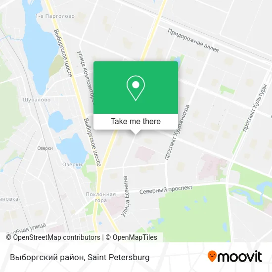 Выборгский район map