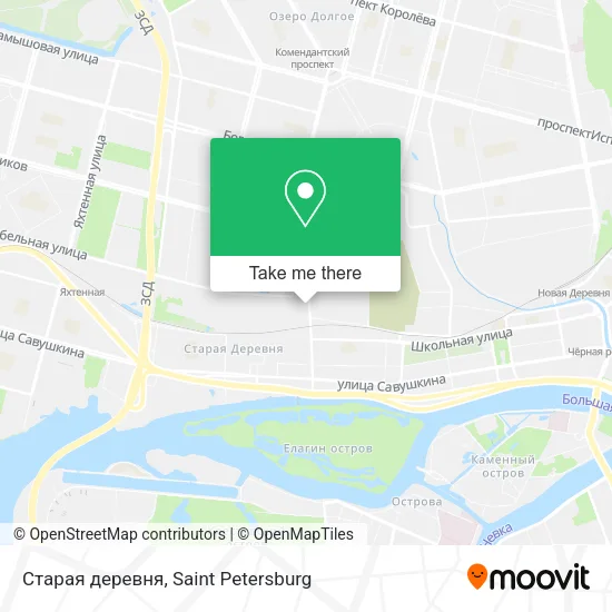 Старая деревня map