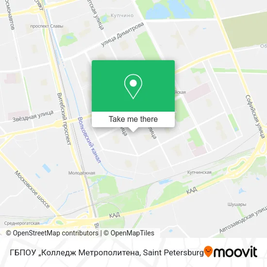 ГБПОУ „Колледж Метрополитена map