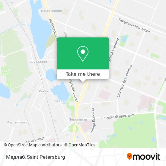Медлаб map