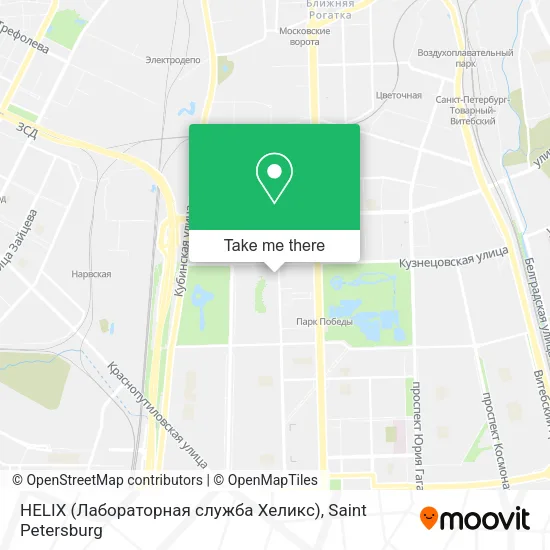 HELIX (Лабораторная служба Хеликс) map