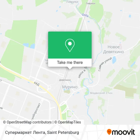 Супермаркет  Лента map