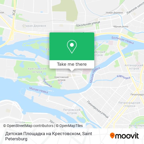 Детская Площадка на Крестовском map