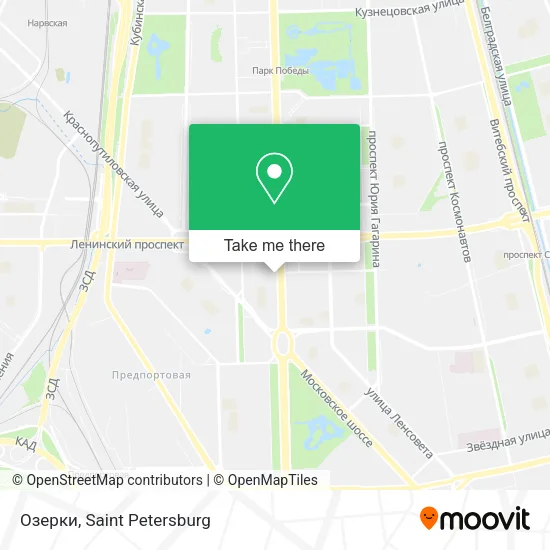 Озерки map