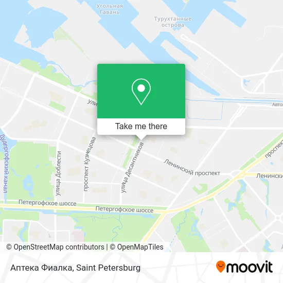 Аптека  Фиалка map