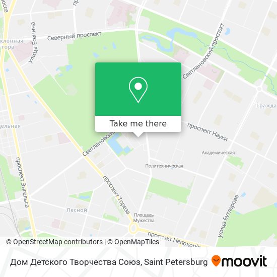 Дом Детского Творчества  Союз map