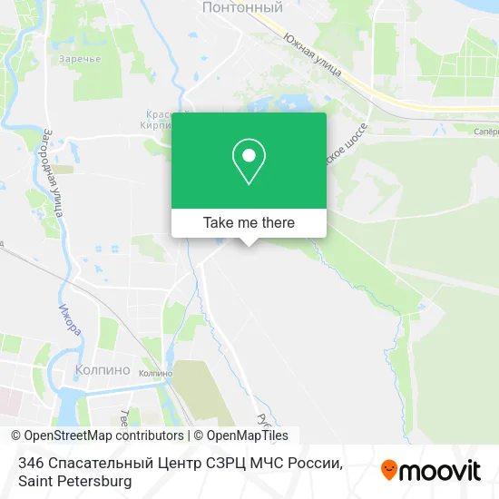 346 Спасательный Центр СЗРЦ МЧС России map