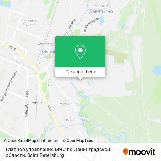 Главное управление МЧС по Ленинградской области map