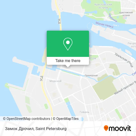 Замок Дрочил map